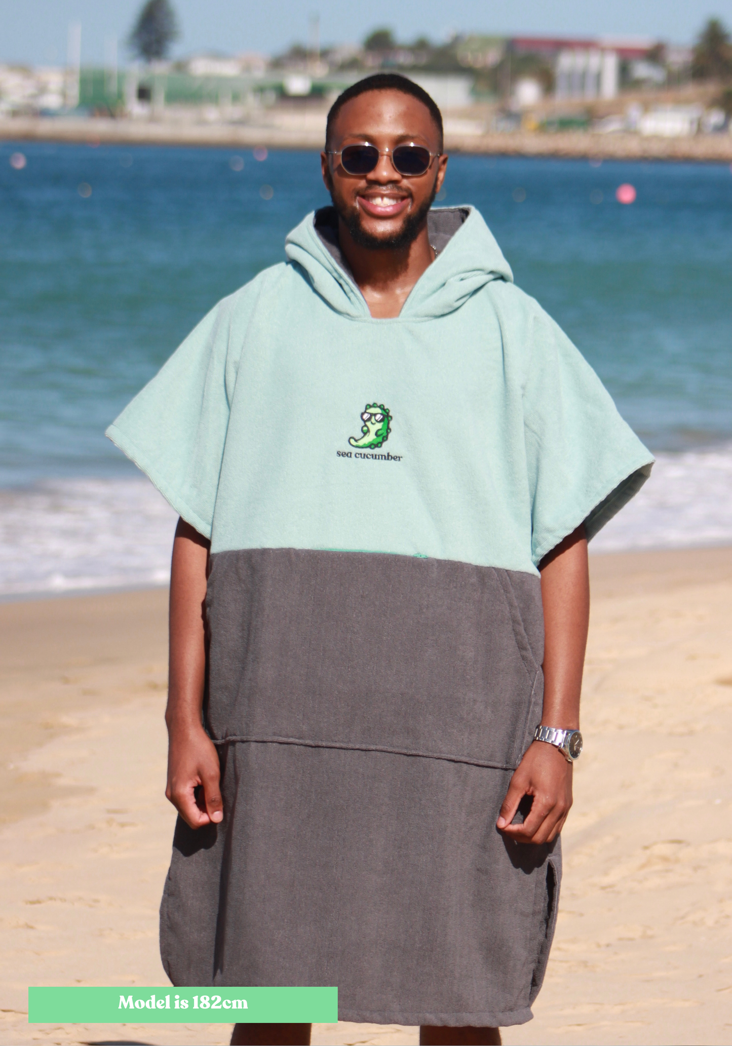 Mint Green Towel Poncho