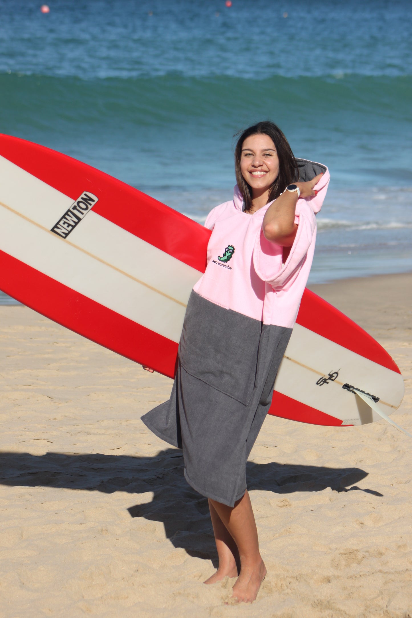 Baby Pink Towel Poncho