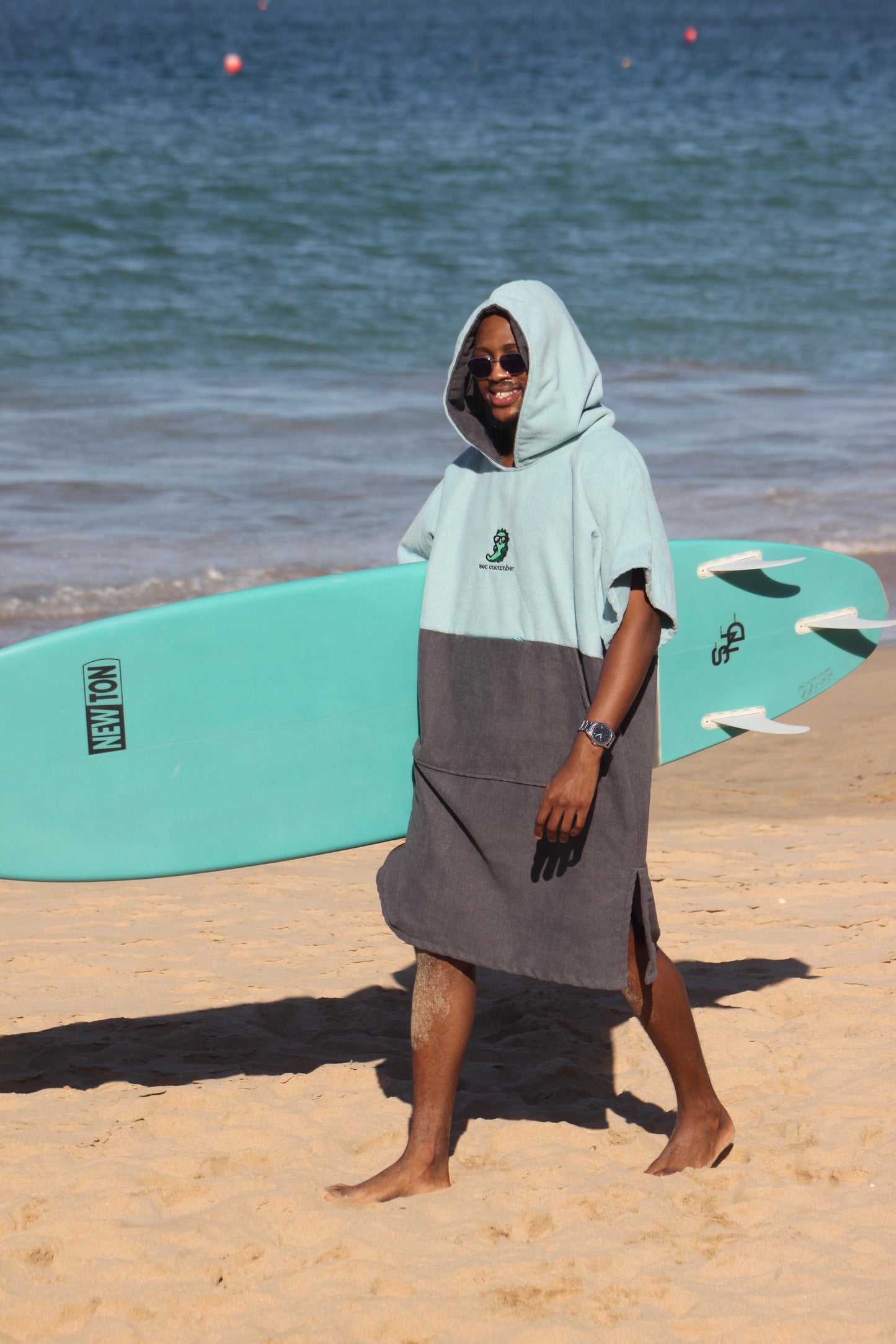 Mint Green Towel Poncho